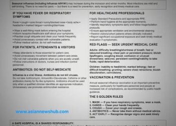 Seasonal influenza may rise, health authorities issue advisory