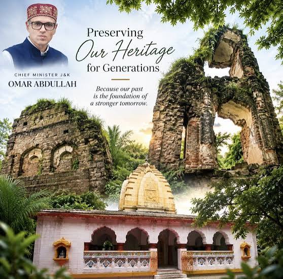 Promoting Heritage-led Tourism : Govt approves 3 major heritage conservation projects worth Rs 18.60 Cr across J&K