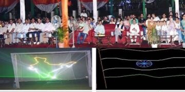 Har Ghar Tiranga Campaign : Scintillating laser, multimedia show hosted in Udhampur