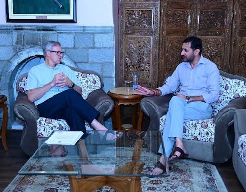 CM Omar Abdullah meets MLAs