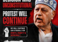 Aug 5 move was unconstitutional: Dr Farooq