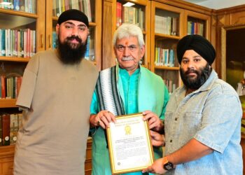 Delegations call on LG Sinha