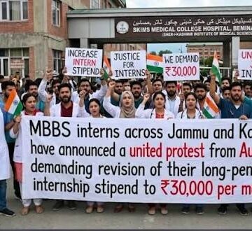 Protesting MBBS interns demand written order for stipend revision
