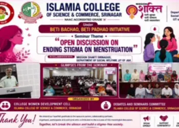 SWD Sgr organises discussion on ending stigma on menstruation