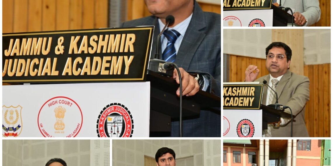 Issues Related to Narcotics : 1 day sensitisation Programme held at J&K Judicial Academy Srinagar