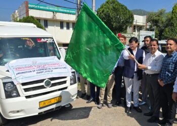 DC Udhampur flags off inter-state exposure visit of farmers  Releases book on natural farming