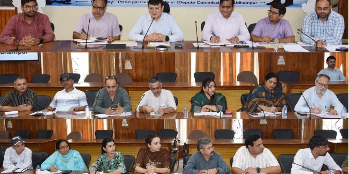DC reviews implementation of District plan, RDD schemes in Udhampur