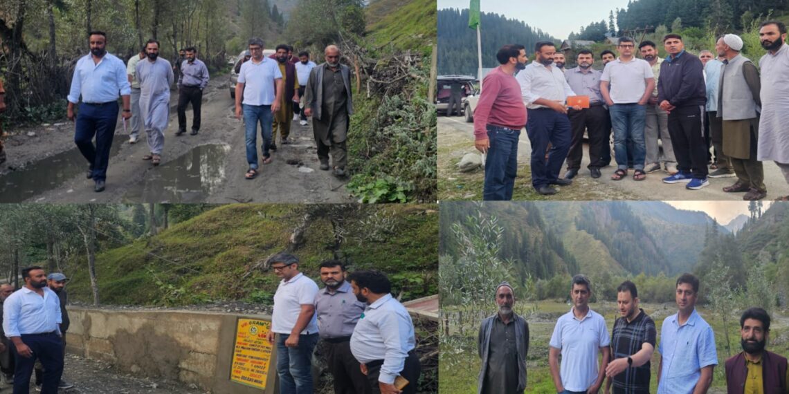 Additional Secretary RDD&PR undertakes tour of Machil Block, inspects development works