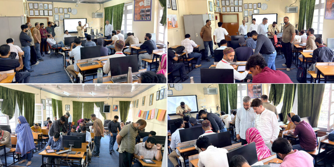 Paperless Examination : Cluster University Srinagar conducts examination at Govt College of Education