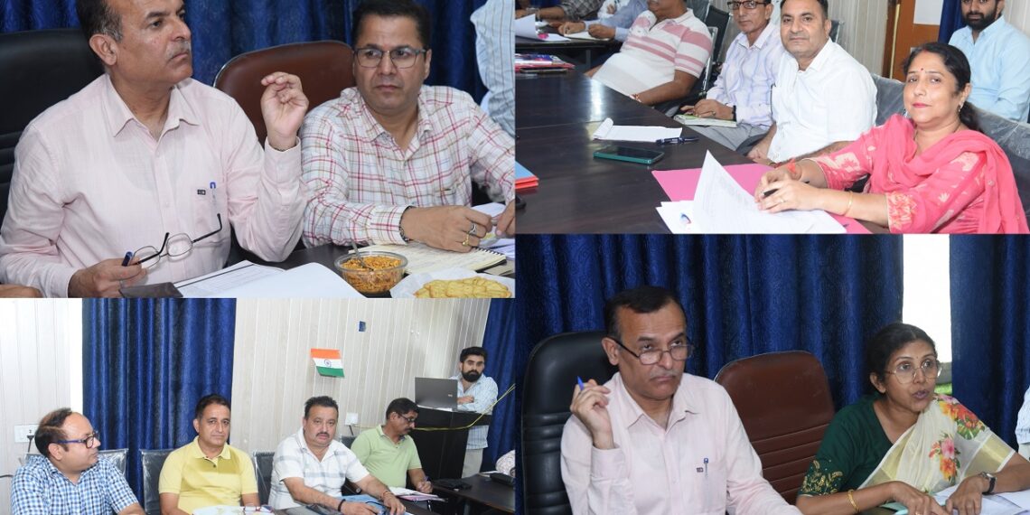 DAJ reviews physical, financial progress of Agriculture schemes in Udhampur, Reasi