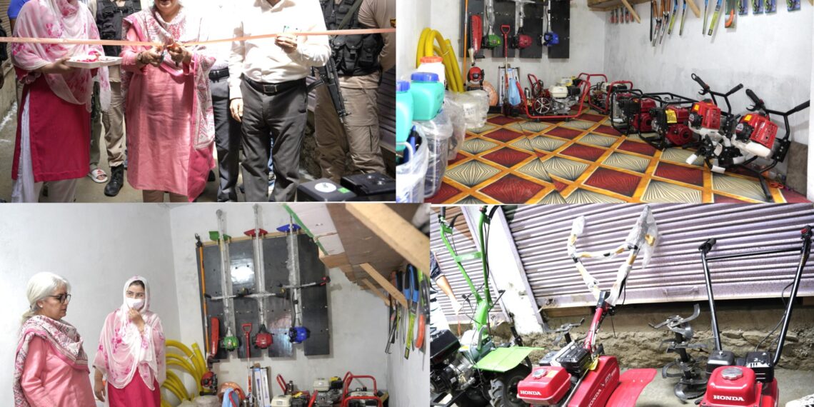DC Bandipora inaugurates Agri Service Centre at Nowpora