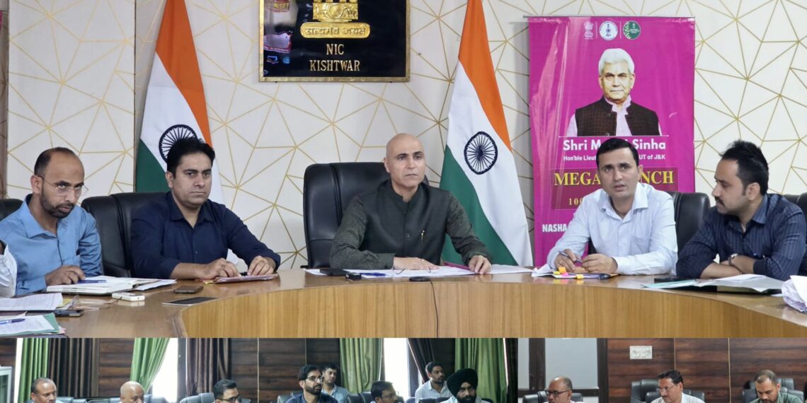 DC Kishtwar reviews progress of Road Projects