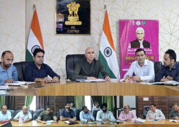 DC Kishtwar reviews progress of Road Projects