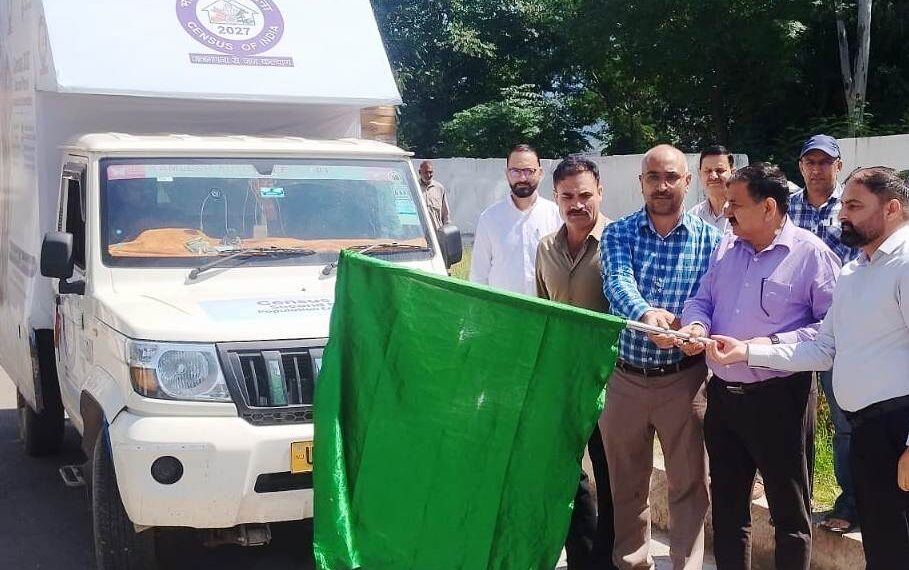 DC Poonch flags off Census awareness Van to snow-bound, remote areas