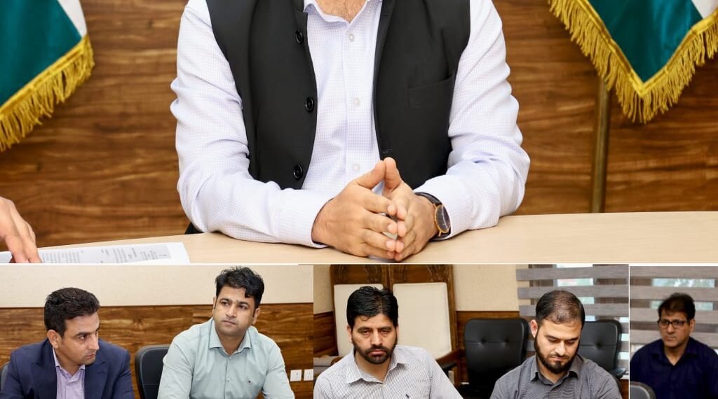 DC Srinagar reviews infrastructure upgradation plan for Bakshi Stadium