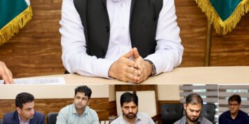 DC Srinagar reviews infrastructure upgradation plan for Bakshi Stadium