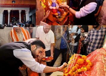 DC Srinagar visits Ganpatyar Temple, participates in Ganesh Chaturthi celebrations