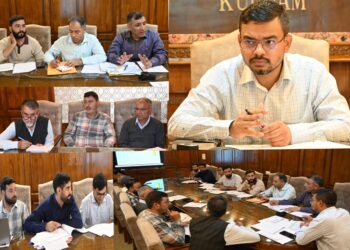 DDC Kulgam reviews implementation of RDSS