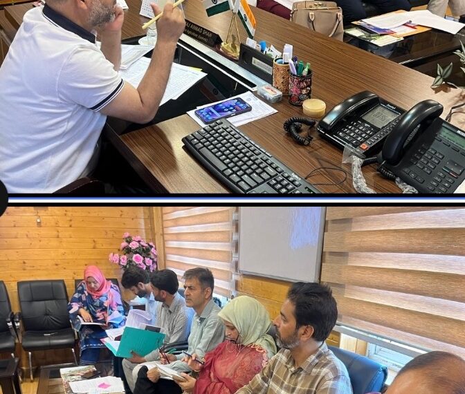 Director Agriculture Kashmir reviews expenditure status of Srinagar, Ganderbal districts