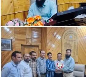 Dr Ashfaq Ahmad Kailam assumes Charge as Director AHD Kashmir