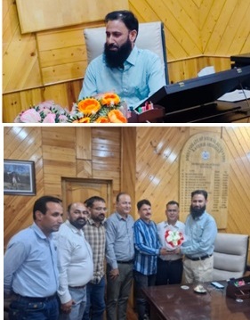 Dr Ashfaq Ahmad Kailam assumes Charge as Director AHD Kashmir