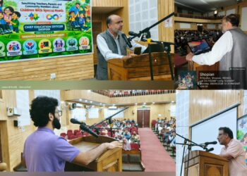 Environment Building Programme on Inclusive Education organised in Shopian  KT News Desk  SHOPIAN, SEPTEMBER 28: The Office of the Chief Education Officer, Shopian, organised an Environment Building Programme under the aegis of Samagra Shiksha, Inclusive Education Component, with the objective of sensitising teachers, parents and other community stakeholders towards the educational needs, rights and inclusion of Children with Special Needs (CWSN) enrolled in various schools of District Shopian.  Speaking on the occasion, the Chief Education Officer, Shopian, as per an official statement, said that inclusive education is not merely an administrative or institutional responsibility but a collective social commitment to ensure dignity, equality and equal educational opportunities for every child. He emphasised that no child should feel excluded, neglected or disadvantaged because of disability or any other special educational need. He stressed that the true measure of an inclusive school is not merely the presence of a child with special needs in the classroom, but the extent to which that child is able to participate, learn, communicate, develop confidence and feel an equal and valued member of the school community.  He further highlighted the need for schools to progressively strengthen their infrastructure and accessibility facilities and ensure that teachers are adequately sensitised and equipped with appropriate pedagogical strategies to address the individual learning requirements of CWSN. He called upon teachers to adopt a compassionate and child-centred approach, recognising that every child has unique abilities, strengths and potential.  The CEO also underscored the pivotal role of parents and the community in promoting inclusive education. He stated that sustained collaboration between schools and parents is essential for identifying the needs of children at an early stage, providing timely support and ensuring continuity between home and school-based interventions.  Emphasising the importance of changing societal attitudes, the Chief Education Officer called for collective efforts to move beyond sympathy towards acceptance, empowerment and meaningful participation of children with special needs. He observed that an inclusive education system ultimately contributes towards building a more sensitive, equitable and compassionate society.  The CEO further reiterated that the Education Department, Shopian, remains committed to strengthening the Inclusive Education Component of Samagra Shiksha and to ensuring that every child, irrespective of individual differences or disabilities, receives an opportunity to learn in a safe, supportive and enabling environment.  The Deputy Chief Education Officer, in his inaugural address, highlighted the importance of creating an inclusive, supportive and barrier-free educational environment where children with special needs can learn, participate and thrive alongside their peers.  The Dy. CEO emphasised that meaningful inclusion requires appropriate infrastructure, accessibility facilities and adequately trained human resources capable of responding to the diverse educational needs of children with special needs. He further stressed the importance of fostering an empathetic and child-friendly environment in schools and classrooms so that CWSN are provided equal opportunities to participate in the teaching-learning process and realise their full potential.  Comprehensive training and awareness sessions were subsequently delivered by Special Education Teachers, who sensitised the participants about various dimensions of inclusive education, identification of special educational needs, classroom support strategies, appropriate pedagogical interventions and the importance of creating an enabling environment for CWSN.  The resource persons also highlighted the role of teachers and parents in promoting confidence, dignity, participation and independence among children with special needs. The participants were sensitised about the importance of removing physical, instructional and social barriers that may hinder the meaningful participation of CWSN in school activities.  The programme witnessed active participation of teachers, parents and other stakeholders. The participants appreciated the initiative and emphasised the need for sustained awareness and capacity-building programmes to further strengthen inclusive practices across schools of the district.  The programme concluded with a renewed commitment from all stakeholders towards building an education system where every child is respected, supported and given the opportunity to realise his or her fullest potential.