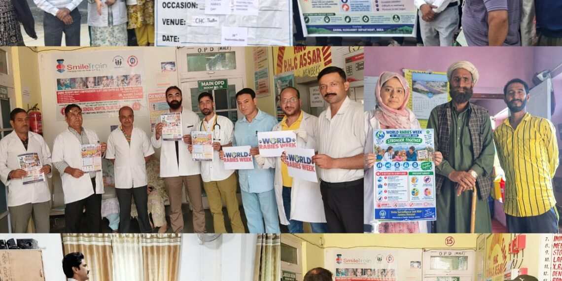 World Rabies Week : Health Department Doda organises series of awareness events