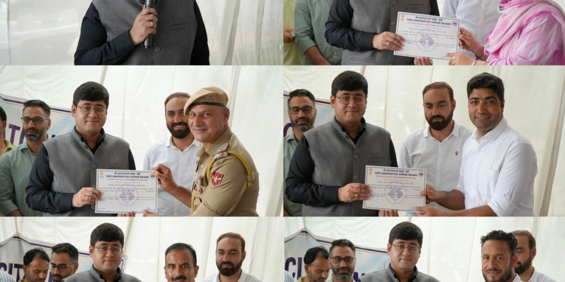 DC Ganderbal felicitates officers, officials for successful conduct of SANJY-2026