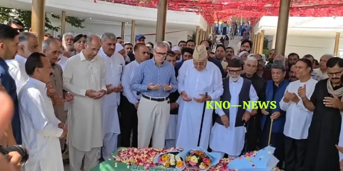 NC pays tribute to Sheikh Abdullah on death anniversary