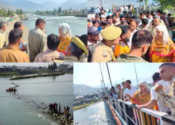 DC Bandipora visits Kuloosa to oversee rescue operation of drowned boy