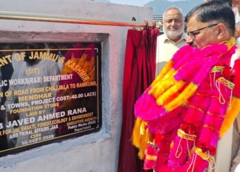 Govt committed to provide better road connectivity to people of remote, far-flung areas: Javed Rana