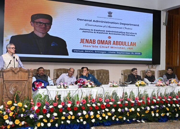 Serve people with sensitivity: CM Omar to new officers