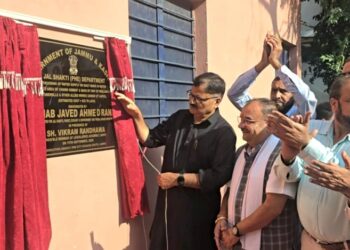 Rana inaugurates ₹6.53 cr water project in Channi Himmat, Bahu