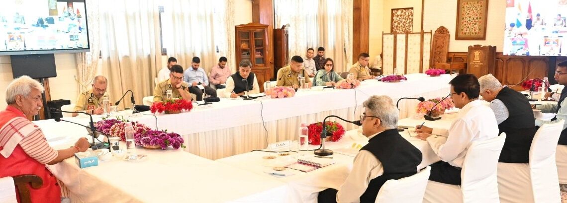 Maintain sustained pressure on terror networks: LG Sinha directs top security brass