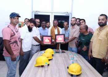 Media delegation from Srinagar meets with MoS Ministry of I&B
