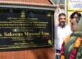Sakeena Itoo lays foundation stones for development projects in Kulgam