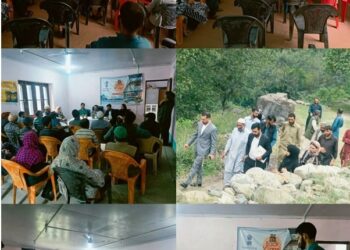 NALSA Mega Drive : Secretary DLSA Ganderbal leads Legal Awareness Drive at Anderwan