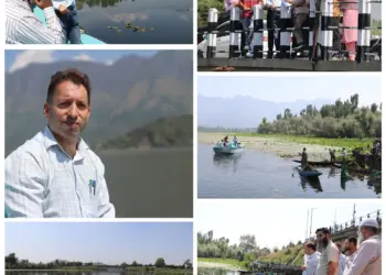 VC JKLCMA inspects Ashai Bagh area, directs strengthening of Lake Cleaning Measures