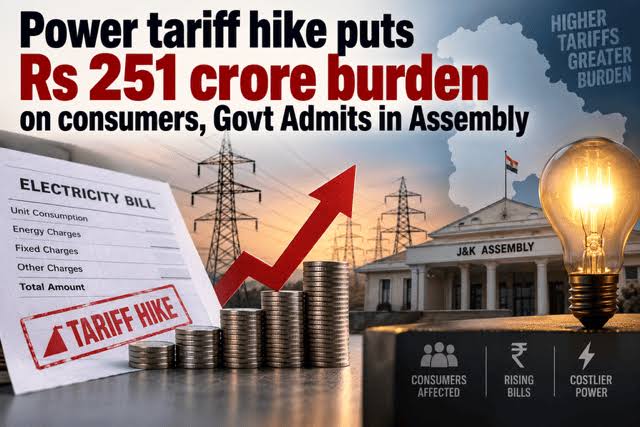 Power tariff hike puts Rs 251 cr burden on consumers, govt admits
