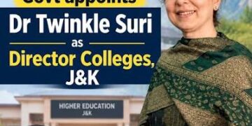 Dr Twinkle Suri is new Director Colleges, J&K