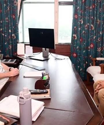 IGP Kumar, IAS officers meet CM Omar