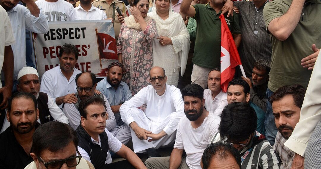 NC protests in Srinagar demanding statehood, constitutional guarantees