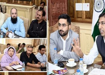 Div Com reviews issues concerning River Jhelum National Waterway-49