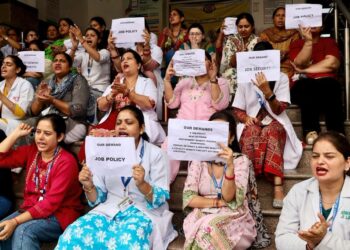 Day 7: NHM employees’ strike continues