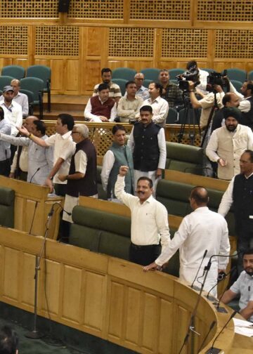 Pandemonium in J&K Assembly as NC, BJP clash over holiday row