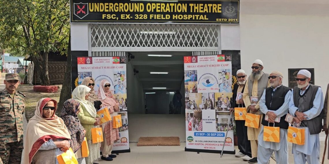 === From The LoC ===  In shelling-prone Tangdhar, underground operation theatre provides critical medical support