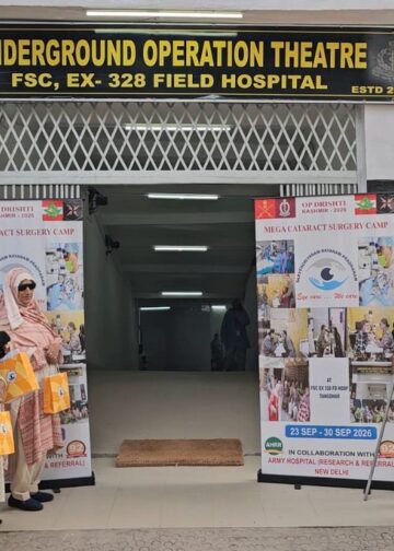 === From The LoC === In shelling-prone Tangdhar, underground operation theatre provides critical medical support