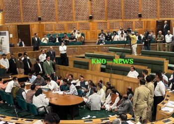 Amidst uproar, BJP runs mock Assembly from Well