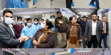 DC Srinagar, Principal GMC inspect 15-bedded additional NICU Block at Lal Ded Hospital