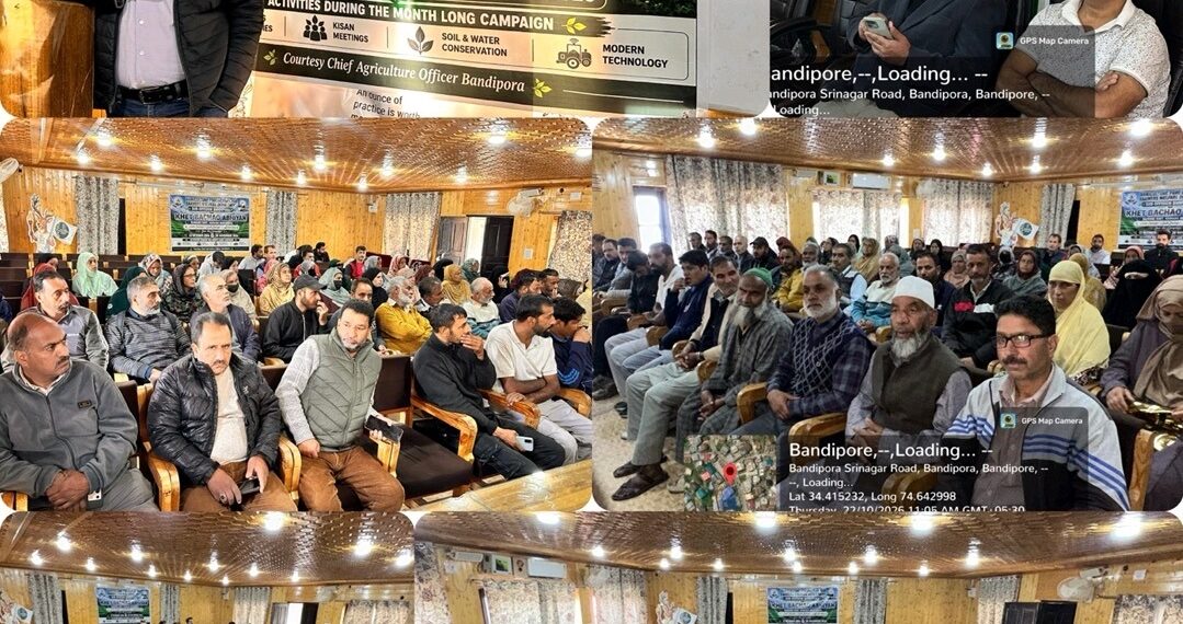 Agriculture Department Kashmir launches Khet Bachao Abhiyan campaign